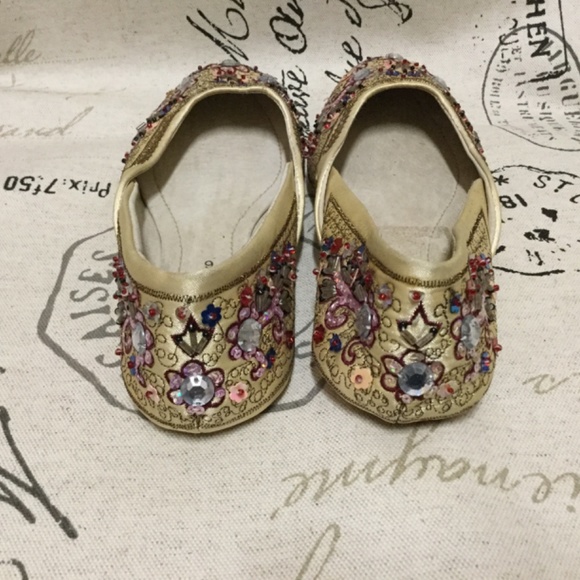 Beaded slipper/ flats - Picture 3 of 5